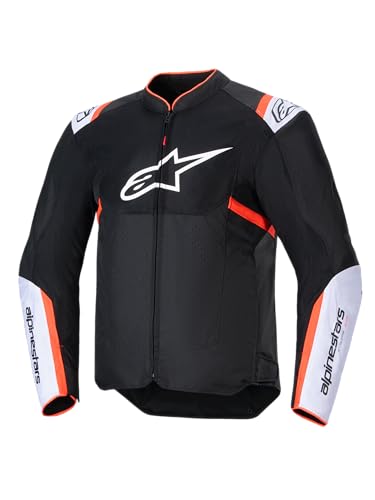 Alpinestars T-Sps Air V2 Jacket XL, Black/White/Red Fluo