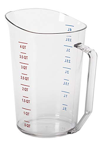 Cambro (400MCCW135) 4 qt Liquid Measuring Cup - Camwear®