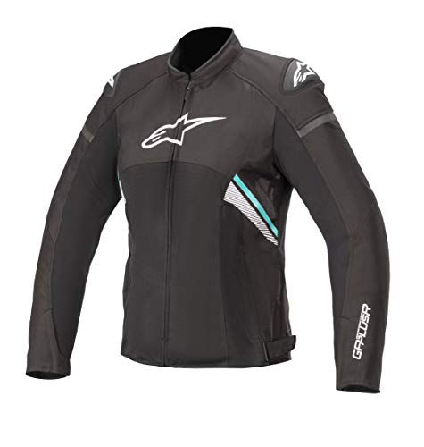 Alpinestars Stella T-GP Plus R V3 Air Women's Street Motorcycle Jackets - Black/White/Teal/Large