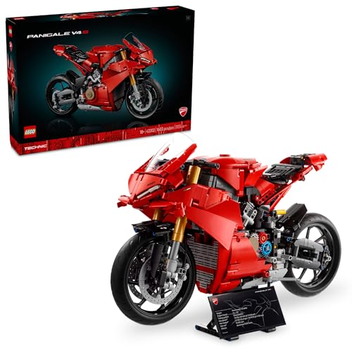 LEGO Technic Ducati Panigale V4 S Motorcycle Toy - Building Set for Adults, Men & Women, Ages 18+ - Gift for Ducati & Motorcycle Fans - 42202