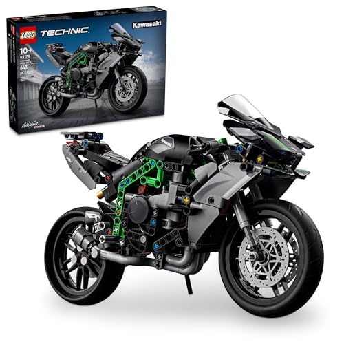 LEGO Technic Kawasaki Ninja H2R Motorcycle Toy - Building Toys for Kids, Boys & Girls, Ages 10+ - Kickstand for Display - Model Kit Birthday Gift - 42170