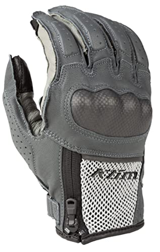KLIM Induction Street Motorcycle Gloves (XL, Monument Gray)