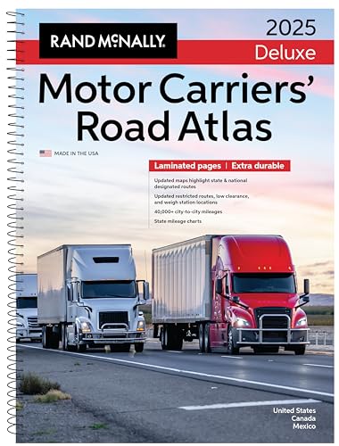 Motor Carriers' Road Atlas 2025: United States, Canada, Mexico (Rand McNally Motor Carriers' Road Atlas)