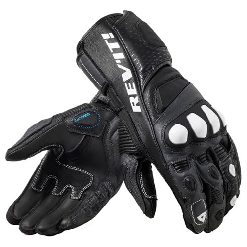 REV'IT! Men's Control Race Motorcycle Gloves (Black/Anthracite - Large)