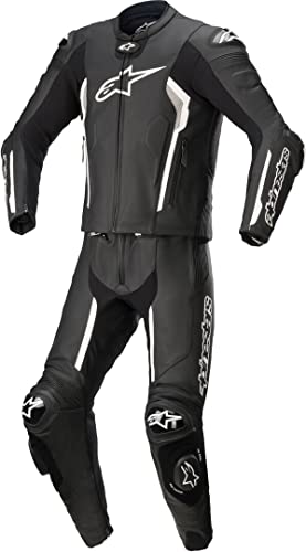 Alpinestars Missile v2 Leather Two-Piece Suit (52) (Black/White)