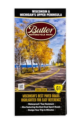 Butler Maps Wisconsin and Michigan's Upper Peninsula