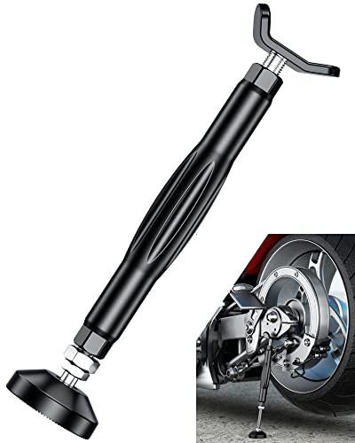 BRCOVAN Motorcycle Stand Wheel Chain Cleaning Maintenance Stand, Portable Motorcycle Lift Stand Jack, Replacement Ridding Emergency Tool for All Motorcycle, Set Includes Brake Buckle