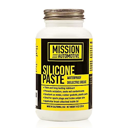 Mission Automotive Dielectric Grease/Silicone Paste/Waterproof Marine Grease (8 Oz.) Made in USA- Excellent Silicone Grease