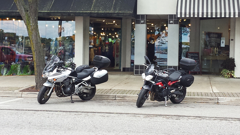 Parked Motorcycles