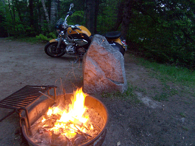 Motorcycle Campfire